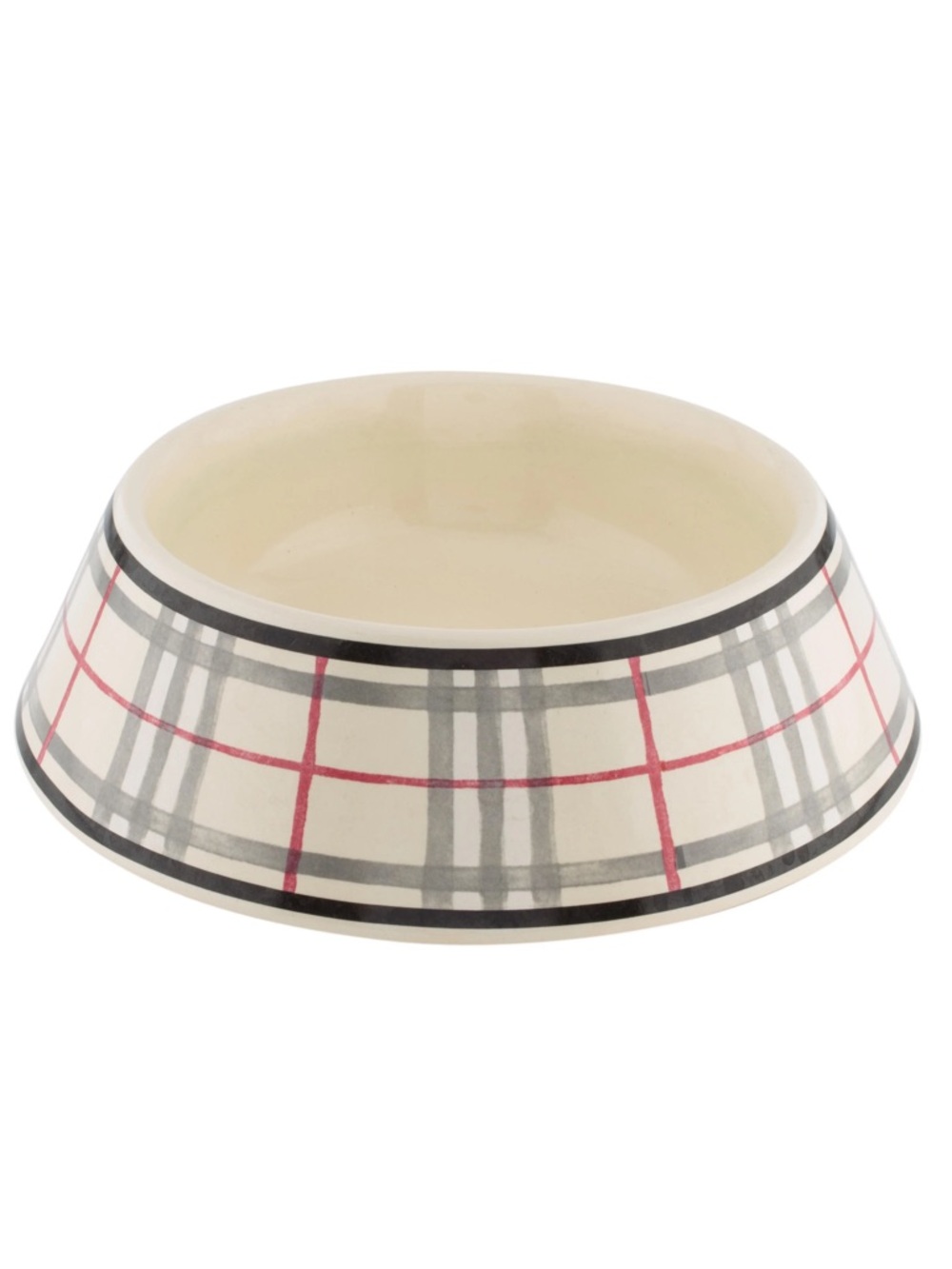Authentic BURBERRY Nova Check Porcelain Large Dog Food Bowl Water Bowl - Picture 3 of 7